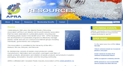 Desktop Screenshot of albertaplasticsrecycling.com